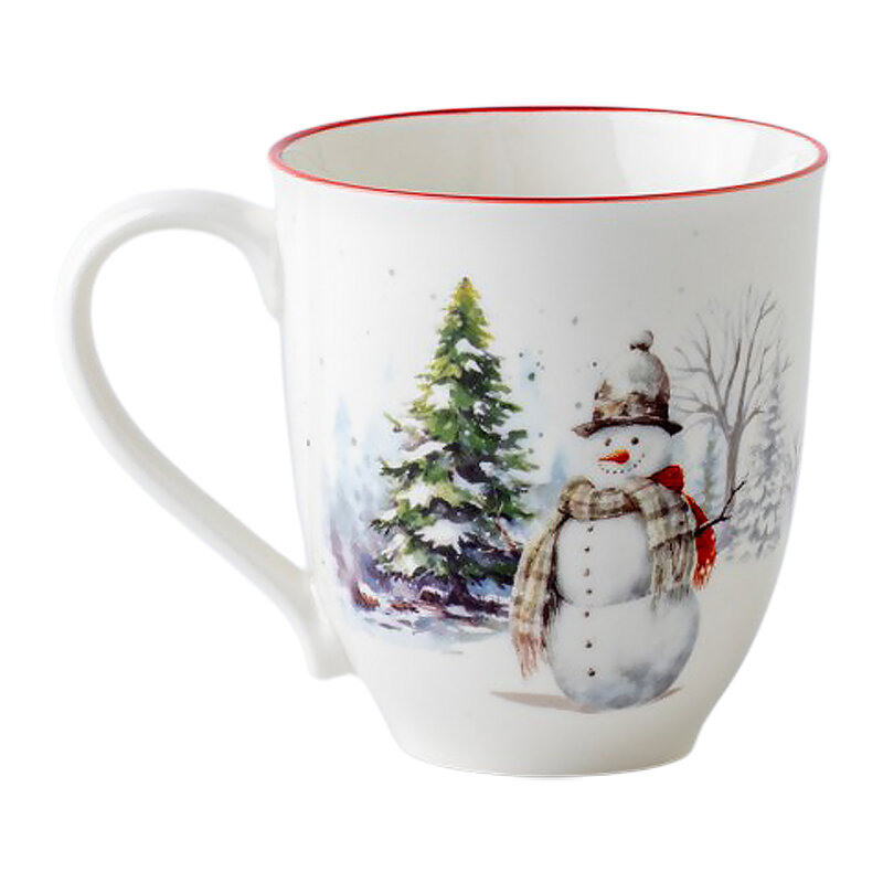 Набор кружек Коллекция 2шт 350мл фарфор (СИ):6/18, стильный и прочный — фото 1