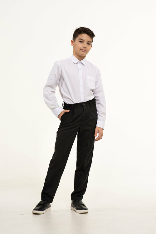 Школьные брюки Инфанта, размер 128/64, черный