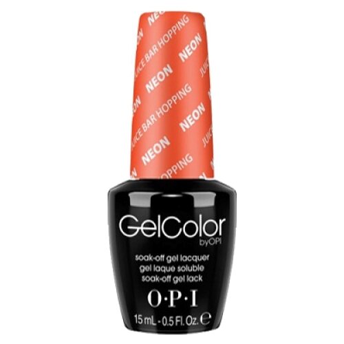 OPI Гель-лак GelColor Neon, 15 мл, Juice Bar Hopping opi гель лак gelcolor neon 15 мл juice bar hopping