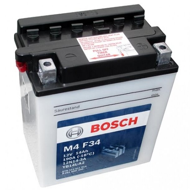 Аккумулятор Bosch M4 F34 (0 092 M4F 340)
