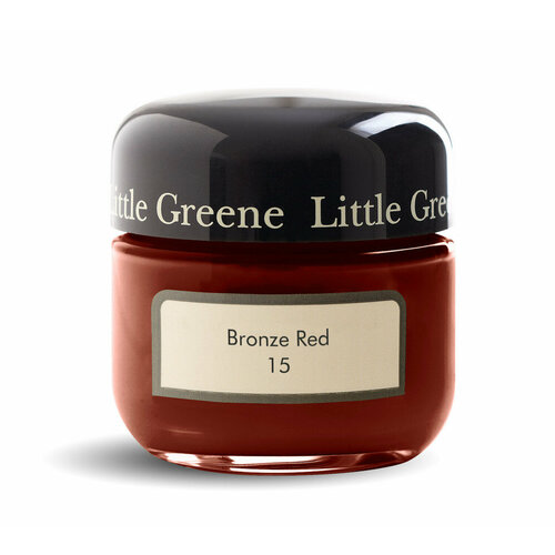 Пробник краски в/э акриловой Little Greene, цвет № 15, BRONZE RED, 60 мл