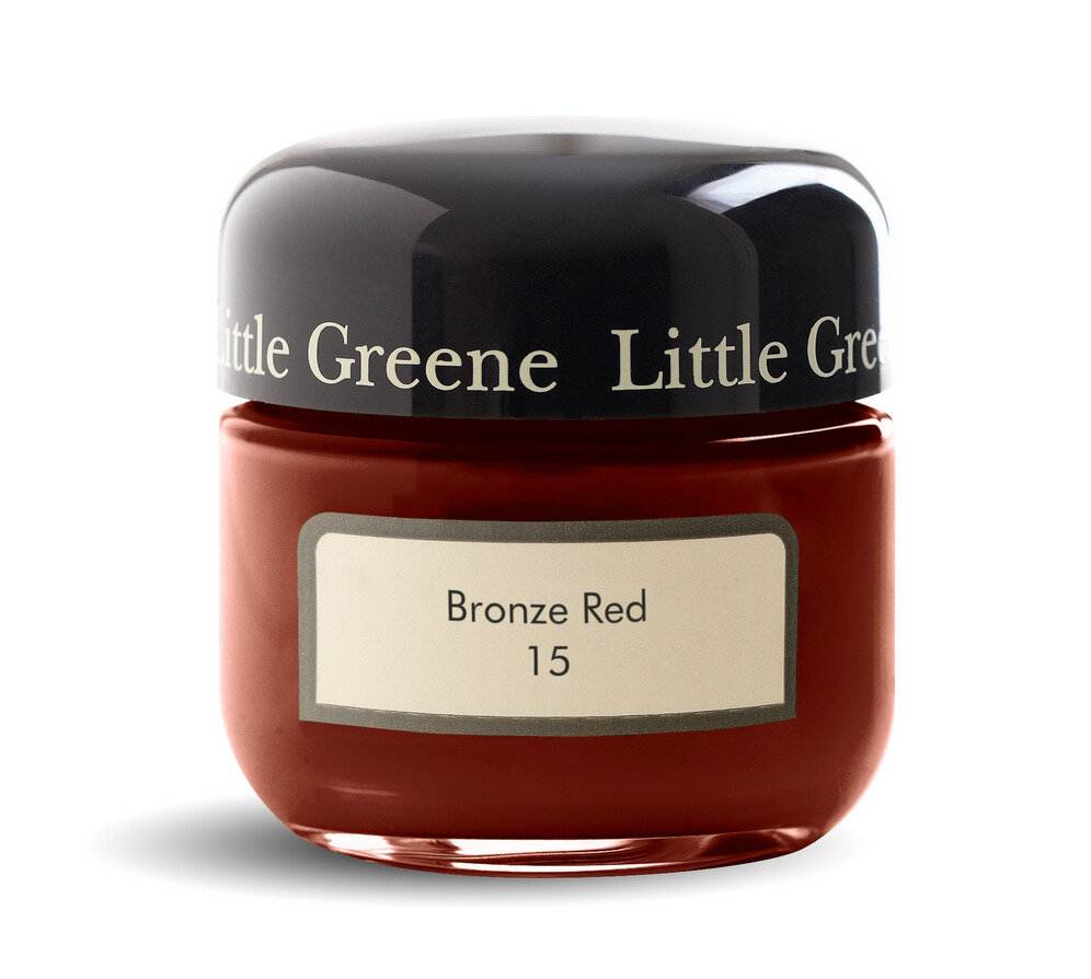 Пробник краски в/э акриловой Little Greene, цвет № 15, BRONZE RED, 60 мл