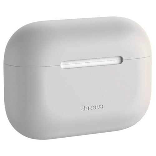фото Чехол для apple airpods pro baseus super thin silica gel - серый (wiappod-abz0g)