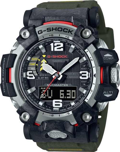 Наручные часы CASIO G-Shock, зеленый