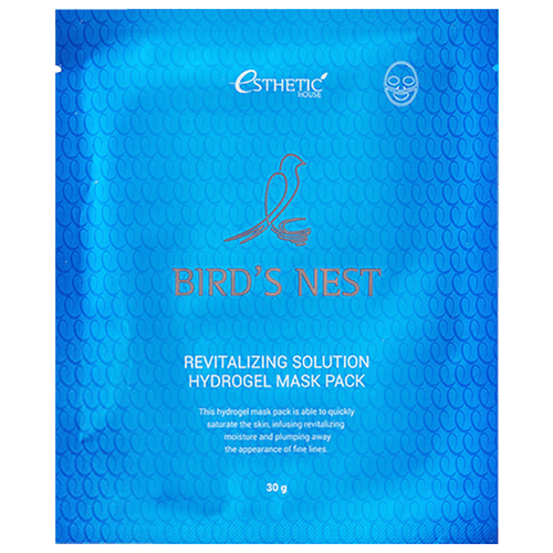 фото Esthetic House Увлажняющая маска с экстрактом ласточкиного гнезда Bird's Nest Revitalizing Hydrogel Mask, 30 г