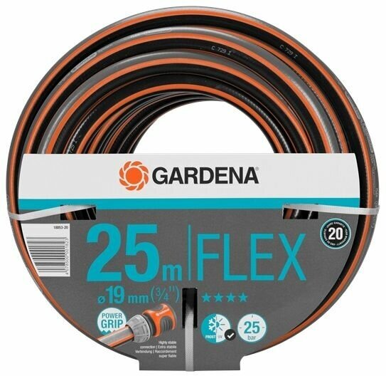 Шланг Gardena Flex 9x9 3/4" 25 м 18053-20.000.00 — купить в интернет-магазине по низкой цене на Яндекс Маркете