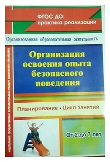 Организация освоения образовательной области "Безопасность" с детьми 2-7 лет. - фото №1