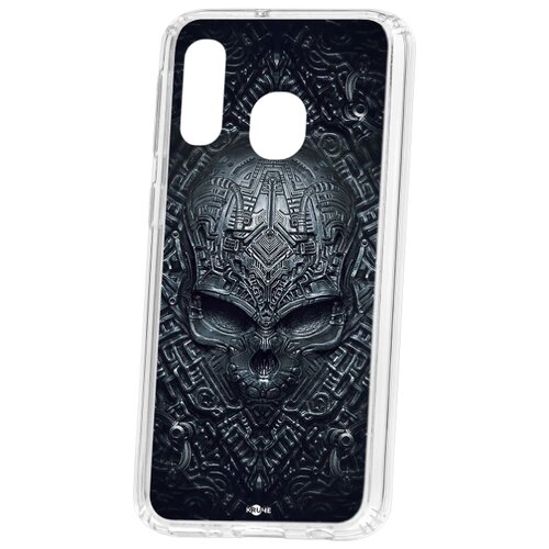 фото Чехол на samsung galaxy a40 2019 kruche print череп техно