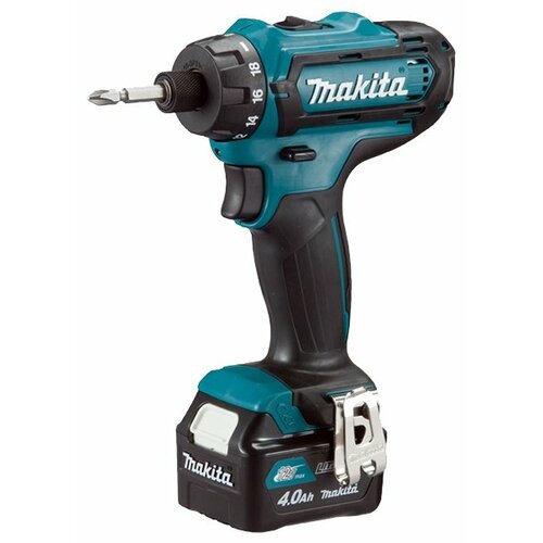 фото Аккумуляторный шуруповерт Makita DF031DWME 30 Н·м синий/черный