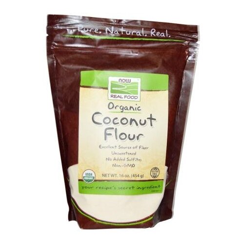 Мука NOW Органическая кокосовая, 0.45 кг