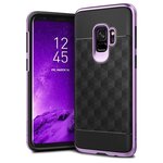 Чехол Caseology Parallax для Galaxy S9 Black / Lilac Purple - изображение