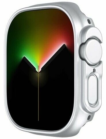 Защитный чехол для корпуса Apple Watch Ultra 49 мм, серебристый