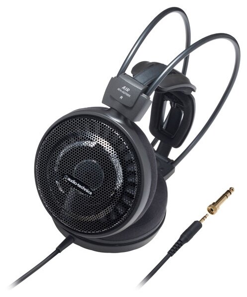 Наушники AUDIO-TECHNICA ATH-AD700X, 3.5 мм/6.3 мм, мониторные, черный [15116271] - фото №1