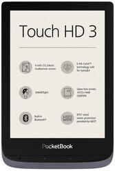 Электронная книга PocketBook 632 Touch HD 3 Metallic Grey (серый металлик)