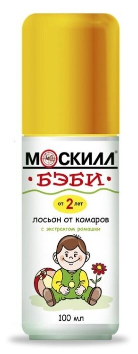 Москилл Лосьон Детск от ком. с 2х лет. спрей*100мл/24(071-034)