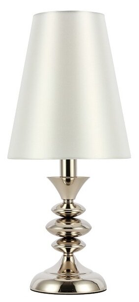 Лампа декоративная ST Luce Rionfo SL1137.104.01, E14, 40 Вт, цвет арматуры: серебристый, цвет плафона/абажура: белый