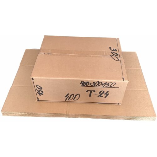 Коробки для хранения, Коробки картонные Т-24, 400*300*150 мм, 5 шт.