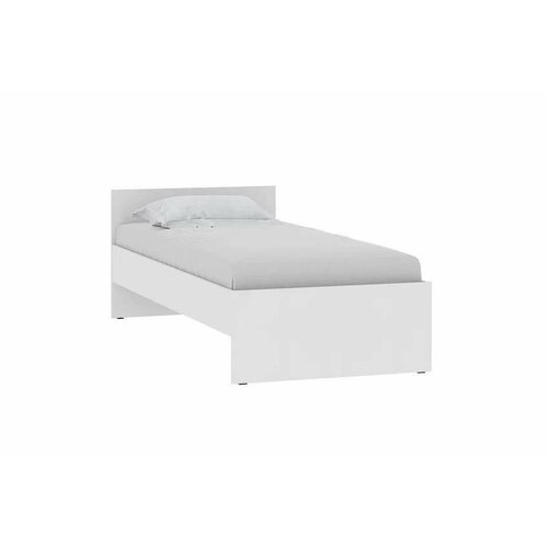 Кровать односпальная Сильва Симпл НМ 01153-01 Белый Фасадный 10363₽