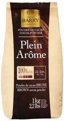 Cacao Barry Какао-порошок растворимый Plein Arome, пакет, 1 кг