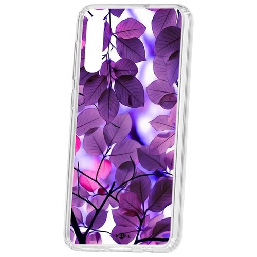 фото Чехол на samsung galaxy a50 2019 kruche print purple leaves