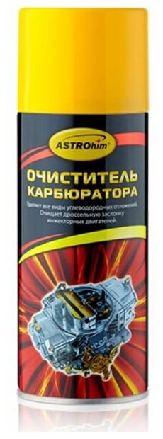 Очиститель карбюратора Астрохим аэрозоль 650 мл ASTROHIM AC1416 | цена за 1 шт