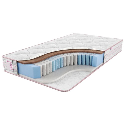 фото Матрас sontelle vivre dual space 70x190, пружинный, белый