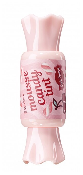 The Saem тинт для губ Saemmul Mousse Candy Tint, 07 dark cherry mousse