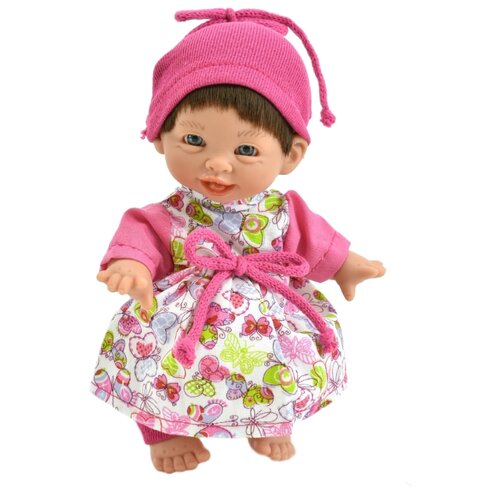 фото Кукла джестито "инфант", 18 см, в розовой шапке, смеется lamagik