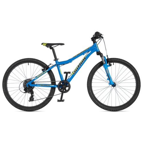 фото Подростковый горный (mtb) велосипед author a-matrix sl 24 (2020) blue/green 12.5" (требует финальной сборки)