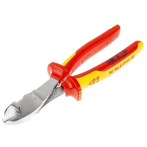 фото Бокорезы knipex kn-7406200 200 мм красный/желтый