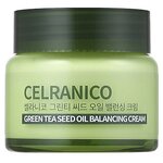 Celranico Green Tea Seed Oil Balancing Cream Балансирующий крем для лица с семенами зеленого чая - изображение