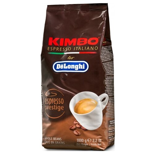 Кофе в зернах Kimbo Espresso Prestige for Delonghi, 1 кг