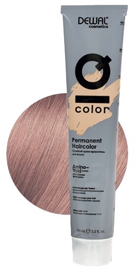 Dewal Cosmetics Краситель перманентный IQ COLOR, 10.15 Extra light ash rose blonde