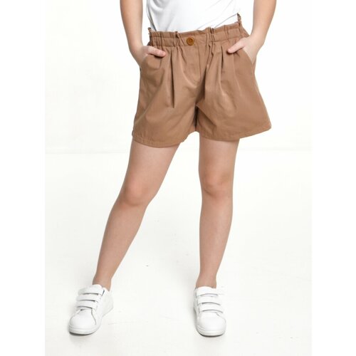 фото Шорты mini maxi, размер 110, коричневый