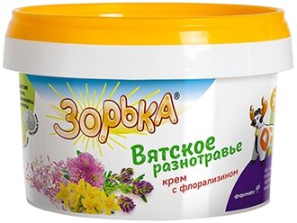 Крем для вымени "Зорька" Вятское разнотравье, 200 гр.