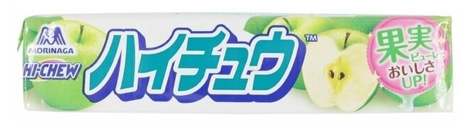 Жевательные конфеты Morinaga Hi-Chew Green Apple, 55 г - фотография № 1