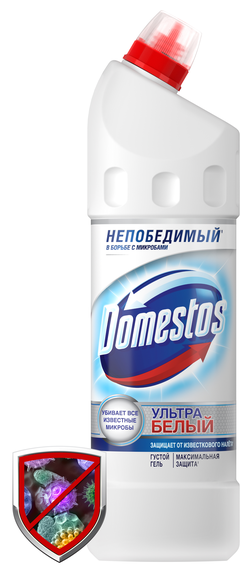 Гель для унитаза Ультра Белый Domestos