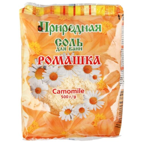 Camomile Соль для ванн ароматизированная Ромашка, 500 г G-N-232402009