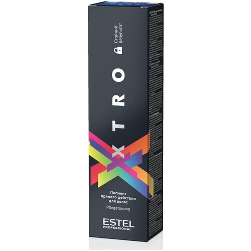 ESTEL пигмент прямого действия XTRO BLACK, синий, 100 мл estel пигмент xtro white прямого действия желтый 100 мл