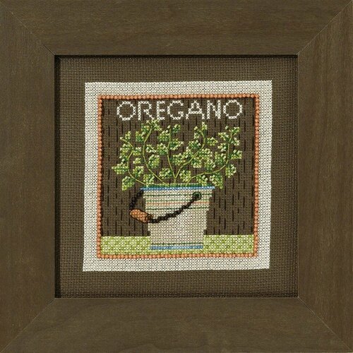 Oregano (Орегано) #DM302112 Mill Hill Набор для вышивания 11.43 x 11.43 см Счетный крест