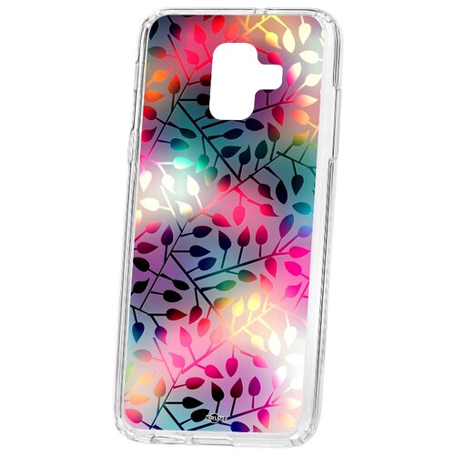 фото Чехол на samsung galaxy a6 (2018) a600f kruche print цветные листья