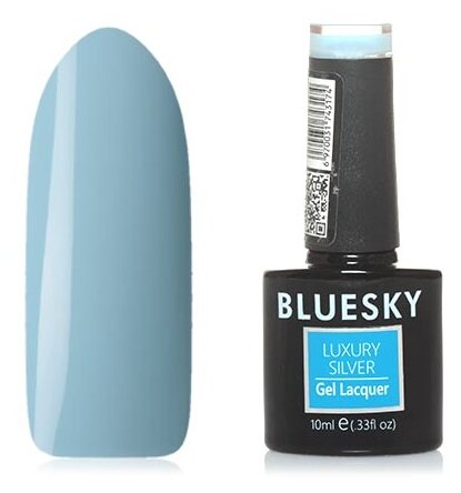 Bluesky, Гель-лак Luxury Silver №312