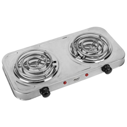 Плитка электрическая ATLANTA ATH-1741 2 конф silver 144200₽