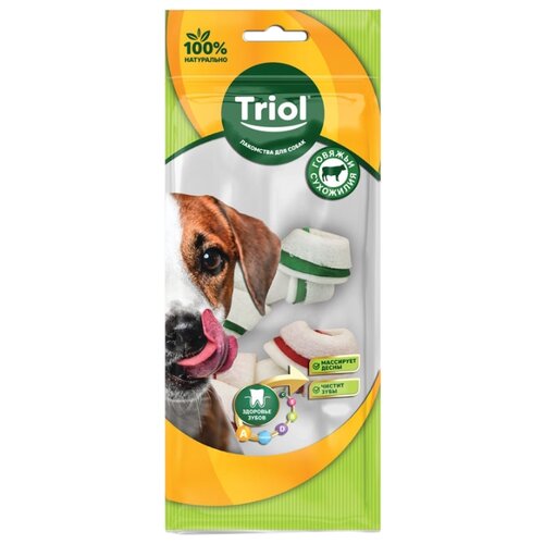 фото Лакомство для собак triol кость
