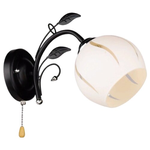 фото Бра россвет рс20000 bk+cr/1w, с выключателем, 60 вт