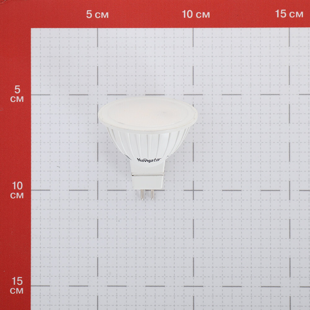 Лампа светодиодная Navigator 61382, GU5.3, MR16, 7 Вт, 3000 К - фотография № 9