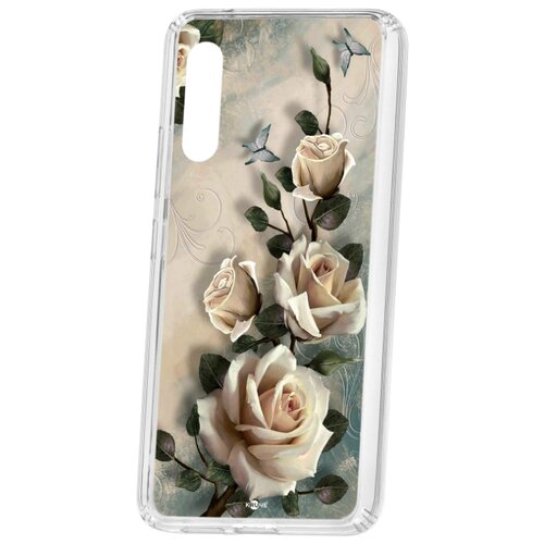 фото Чехол на samsung galaxy a90 5g kruche print белые розы