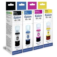 Чернила Revcol 101/103 для Epson L1110/ L3150/ L5190 ориг. упаковка, 4цвета по 70мл, Dye (Premium).