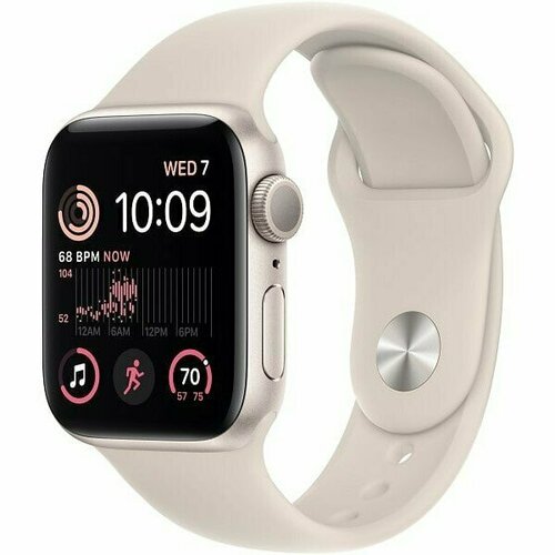 Apple Watch Series SE GEN 2 40мм Aluminum Case with Sport Band ML starlight сияющая звезда 3046000₽