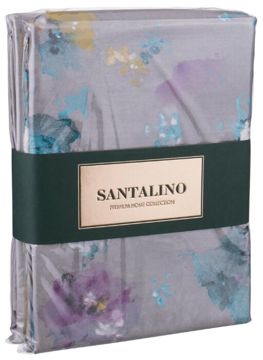 Комплект постельного белья 1,5 спальный цветы Santalino (984-709)